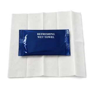 Single Airline Wet Wipes Pocket Pack Cleansing Wipes OEM