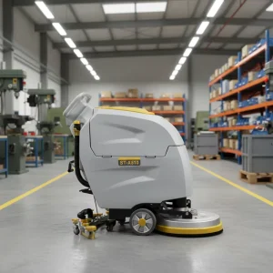 Single Disc Walk behind Floor Washing Machine SUTO ST X510 Electric Floor Scrubber Commercial Industrial Floor Cleaner