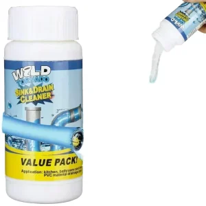 Sink Cleaner Powder Foaming Daily Drain Cleaner for Kitchen and Toilet Pipelines