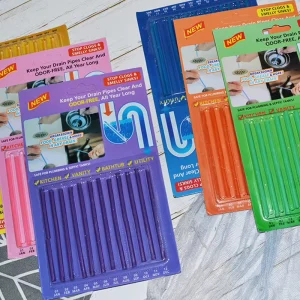 Sink Drain Deodorizer Pipe Sticks Drain Cleaning Rods