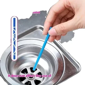 Sink Toilet and Bathtub Pipe Cleaning Stick for Oil Removal