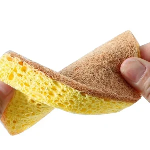 Sisal, Coconut Fiber, Wood Pulp, and Cotton Scouring Pad Dishwashing Sponge