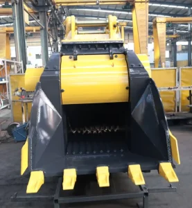 Skeleton Crusher Bucket 0.5m Capacity Steel for 13 18 Ton Excavators 1650kg Weight 1 Year Warranty