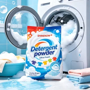 Skin-Friendly Non-Irritating Laundry Powder Pack Deep Stain Removal Household Detergent Long-Lasting Fragrance
