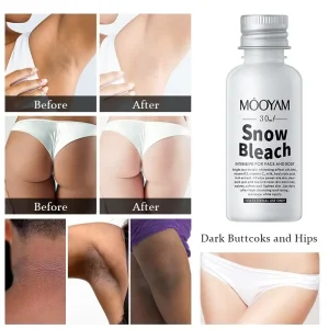 Skin Powerful Effective Whitening Snow Bleach Cream Underarm Whitening of Private Parts Strongest Whitening Cream Black