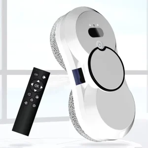 Slim Automatic Window Cleaning Robot with 35ml Spray Tank for Glass and Smooth Surfaces