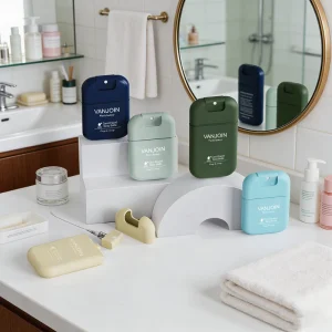 Slim Credit Card Spray Bottle Space Saving Design Fits in Wallet Purse for Discreet Carrying Perfume Sanitizer on the Go