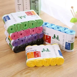 Small Clear Household Trash Bags Multi-Purpose Kitchen Garbage Bags Leakproof Stretchable