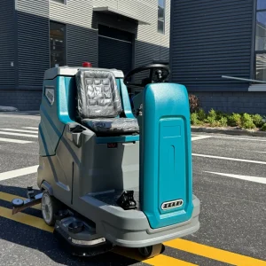 Small Commercial Portable Electric Floor Scrubber for Tight Spaces and Narrow Aisles