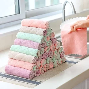 Small Cotton Microfiber Kitchen Cleaning Towels DH9484