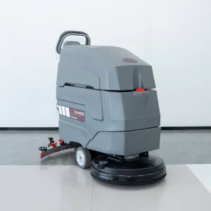 Small Electric Walk-Behind Automatic Floor Scrubber for Supermarket Tile Cleaning