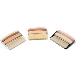 Small Handheld Sustainable Dustpan & Broom Set with Soft Bristle and Iron Dustpan for Home Desktop Cleaning