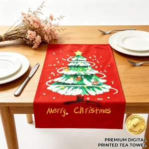 Small MOQ OEM Designer Pattern Edge to Edge Full Colors Digital Printing Tea Towels Soft 100% Cotton Dish Towel for Kitchen