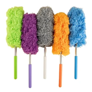Small Telescopic Fiber Feather Duster for Dust Sweeping and Gap Cleaning