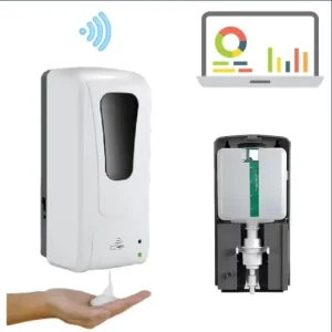 Smart NB IoT LoRaWAN Capacitive Wall Mounted Soap Dispenser Non Contact Hand Sanitizer Real Time Monitoring Sensor