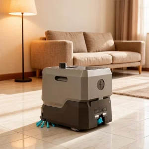 Smart Robotic Floor Cleaner with 3D Obstacle Avoidance, Multi-Floor Mapping, 5200mAh Battery, Auto-Resume for Large Houses