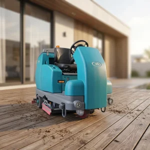 Smart Self-Propelled Ride-On Floor Scrubber with Intelligent Navigation