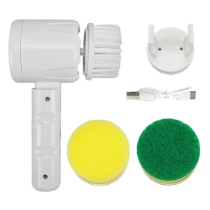 Smart Sustainable Plastic Household Cleaning Tool Electric Folding Handheld Wireless Brush for Shoes Kitchen Bathroom Cleaning