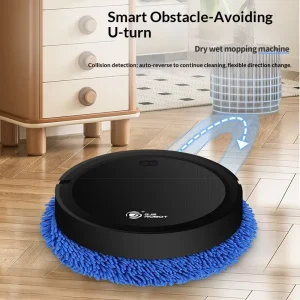 Smart Sweeping Robot Mopping Machine with Brush Motor for Dry/Wet Household Floor Cleaning
