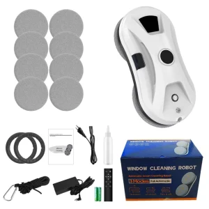 Smart Window Cleaning Robot Automatic Remote Control Glass Cleaner for Tile Mirror Window Washer