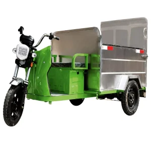 Smooth Ride Electric Cleaning Vehicle Hydraulic Spring Damping Strong Torque Integrated Rear Axle 3 Wheel Heavy Duty Rust Cart