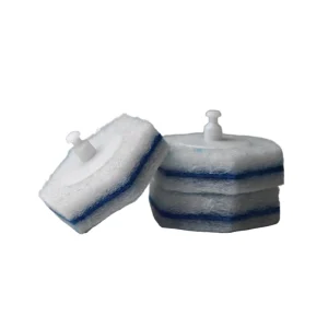 Snap On Disposable Toilet Brush Heads Built In Cleaner 4M Pcs Daily Capacity Safe on All Surfaces Hygienic