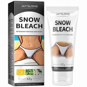 Snow Bleach Cream for Private Part Intimate Areas Underarm Neck Armpit Knees Elbows Dark Spot Remover Cream