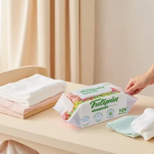Soft Baby Skin Care Water Wipes Wet Tissue Factory Biodegradable Baby Wipes