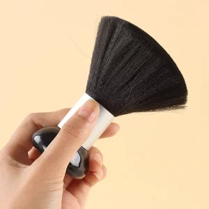 Soft Black Cleaning Hair Brush for Barber, Face Shaving, Hair Removal, Nail and Neck Dusting