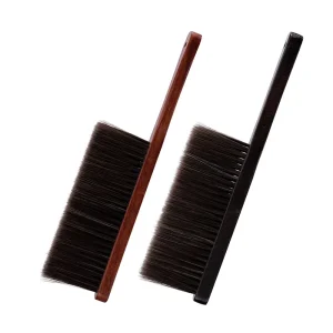 Soft-Bristle Dusting Brush with Wooden Handle for Cars, Beds, Couches, Gardens, Furniture, and Clothes