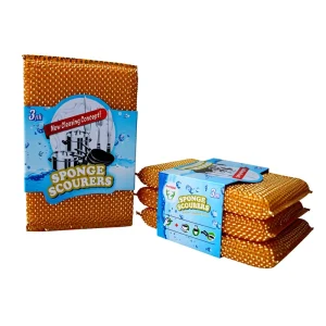 Soft Dishwashing Sponge Temperature Sensing for Home Use Softens in Hot Water Hardens in Cold Water