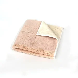 Soft Double Layer Coral Fleece Wiping Rags Lint Free Quick Absorb Multi Colored Towels for Bathroom Countertop Dust Cleaning