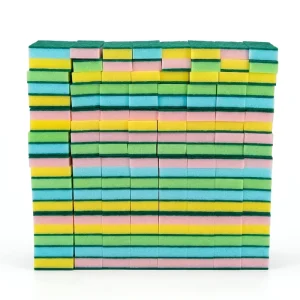 Soft Double-Sided Dishwashing Scouring Sponges for Kitchen Cleaning