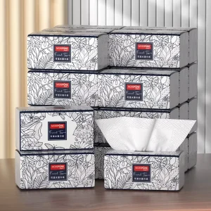 Soft Eco Friendly Magic 5-Ply Virgin Wood Pulp Facial Tissue 160x180mm ISO Certified Home Use