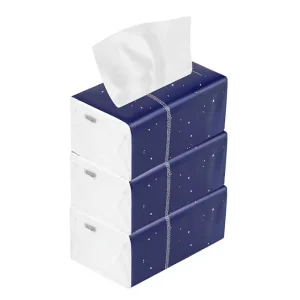 Soft Facial Tissues Disposable Wood Pulp Fiber Tissues Dry Baby Facial Tissue 100% Wood Pulp Cleansing for Daily Use Dry Wipes
