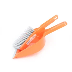 Soft Household Plastic Handle Hand Broom and Dustpan Set with Brush