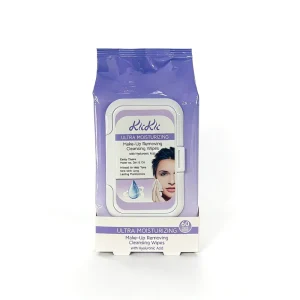 Soft Hypoallergenic Non Woven Makeup Remover Wipes 60 Count Hyaluronic Acid Facial Cleansing Disposable Bulk Orders