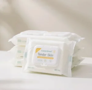 Soft Non-Woven Baby Wet Wipes 15x20cm 80 Count Household Pack for Sensitive Skin Care Gentle Alcohol Free Pure Water Organic