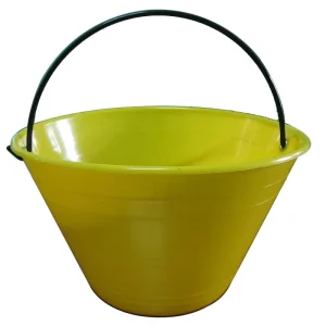 Soft Plastic Buckets cleaning Barrel PVC Pail for Concrete Mixing 8L cement Bucket with Handle Recycled Plastic 8L