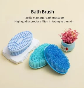 Soft Silicone Bath and Body Brush for Skin Cleaning
