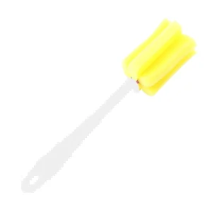 Soft Sponge Eco Friendly Household Cleaning Tool Bottle & Cup Cleaning Brush with Long Plastic Handle Sample Free Scrubber