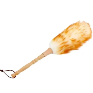 Soft Wool Car and Household Duster with Wood Handle