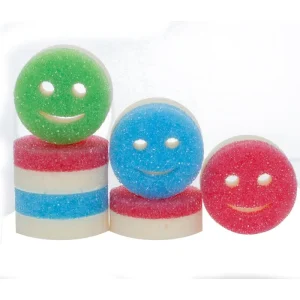 Soft in Warm Water Hard in Cold Dishwasher-Safe Multi-Use Scratch-Free Odor-Resistant Kitchen Scrub Sponge