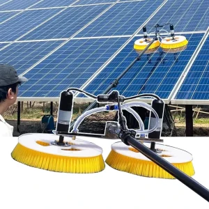 Solar Panel Cleaning Tool Equipment Double Head Solar Panel Cleaning Brush
