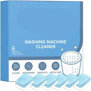 Solid 120g Washing Machine Cleaner Tablets 6 Pack