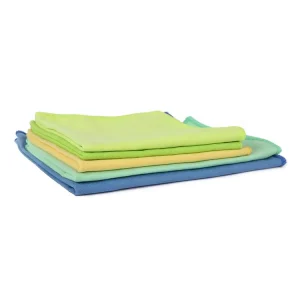 Solid Color Overlocking Household Suede Microfiber Cleaning Cloth