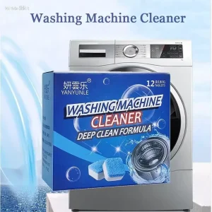 Solid Detergent Deep Cleaning Tablets for All Types of Washers HE Descal Agent for Efficient Wash Machine Tank Cleaning