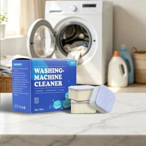 Solid Eco Friendly Washing Machine Cleaner Detergent Deep Clean Front Top Load Washers Safe Removes Hair Odors Dander
