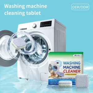 Solid Eco Friendly Washing Machine Cleaner Detergent Deep Clean Front Top Load Washers Safe Removes Hair Odors Dander