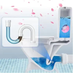 Solid Fruit Fragrance Eco-Friendly Disposable Toilet Rim Block Drain Cleaner with Odor Elimination & Stain Removal